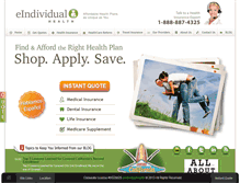 Tablet Screenshot of eindividualhealth.com